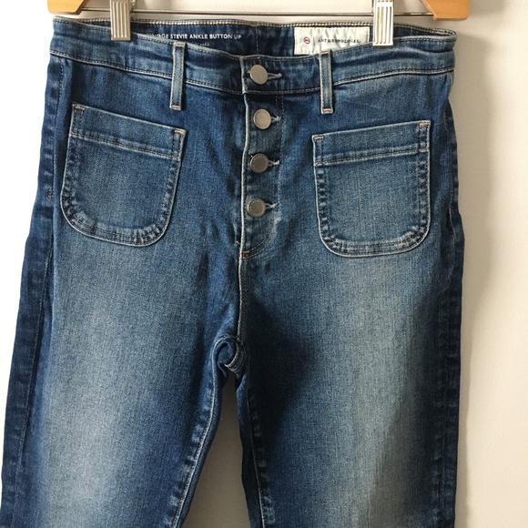 Anthropology AG Vintage Stevie ankle button up jeans - Picture 6 of 9
